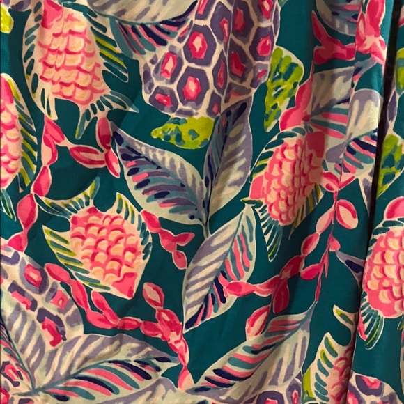 Lilly Pulitzer Vibrant Floral Off-Shoulder Blouse - Picture 4 of 6